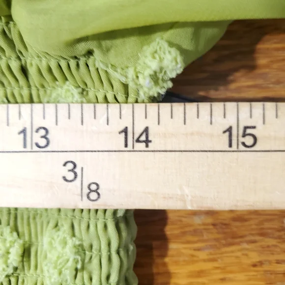 LONDON ROSE Boho Swiss Dot Woman's Top Size Large Boutique Brand - Picture 5 of 5